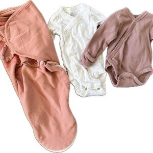 Preemie velcro swaddle & Preemie wrap onesies Loved Baby Carter’s Mama Cheetah